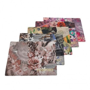 YW-10 Обложка на паспорт (цветы)