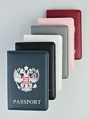 YG Обложка на паспорт "803" (герб/эко-кожа) 