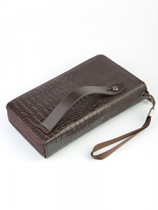 YL Клатч мужской с 2 молниями W21-8