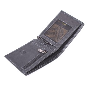 YK  Портмоне мужское HT 208G-R1 (нат. кожа) 