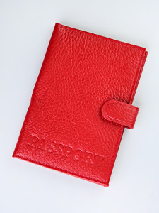 YG Обложка на паспорт с кнопкой 